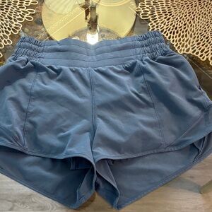 lululemon athletica Women's Athletic Shorts in Blue size 4